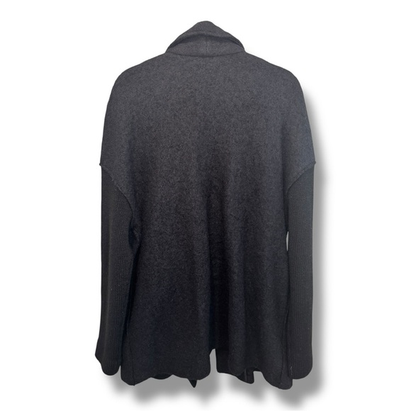 Cynthia Rowley Open Front Wool Blend Cardigan – Size L - Picture 2 of 6
